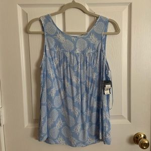 Crown & Ivy Pineapple Tank Top